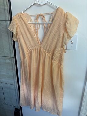 Altar'd State Peach Mini Dress